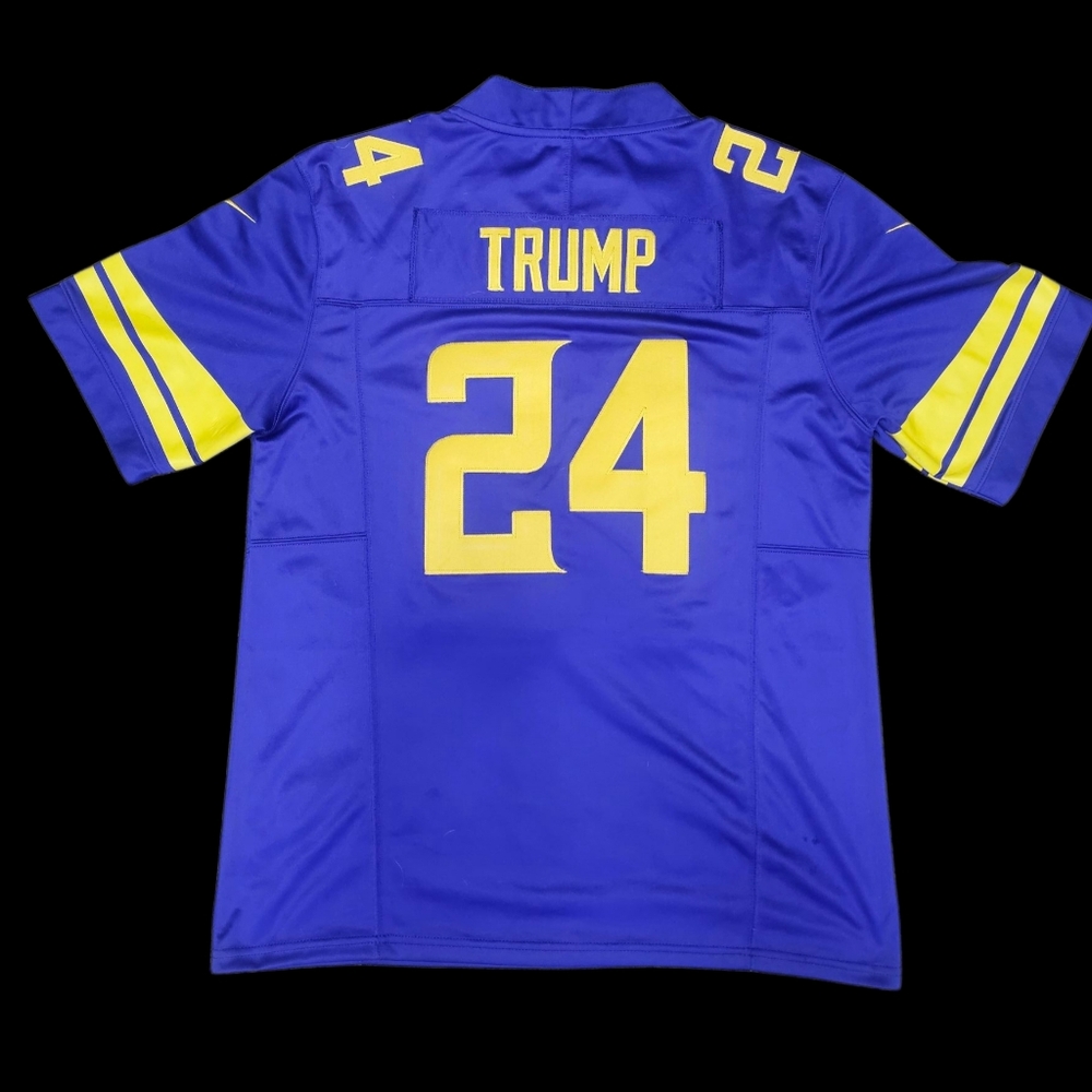 Minnesota Vikings Trump Purple and Gold Jersey